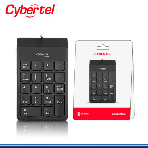 TECLADO NUMERICO CYBERTEL HUNTER CYB K303 BLACK CONEXION WIRED USB