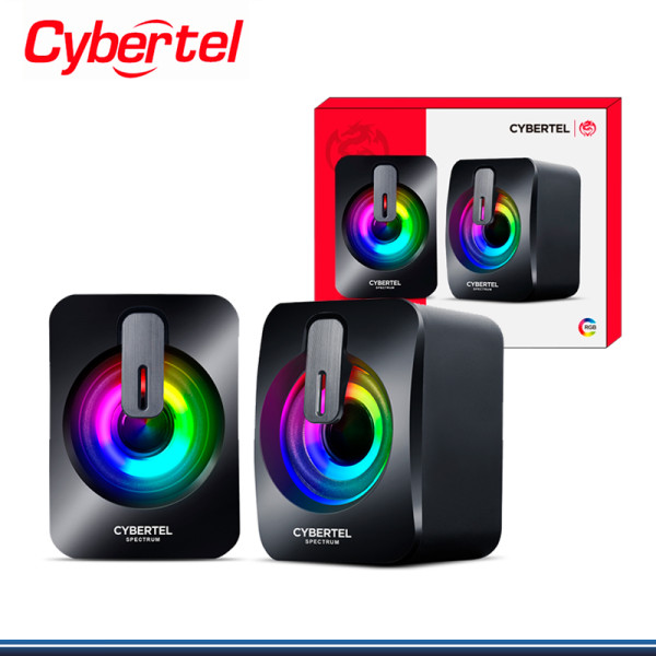 PARLANTE CYBERTEL SPECTRUM CBX S303 RGB SOUND 2.0