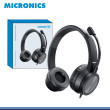 AUDIFONO MICRONICS NORTON MIC H802U BLACK CON MICROFONO CONEXIÓN USB