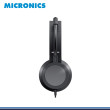 AUDIFONO MICRONICS NORTON MIC H802U BLACK CON MICROFONO CONEXIÓN USB