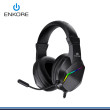 AUDIFONO ENKORE WINNER EKH G1001 U RAINBOW BLACK CON MICROFONO CONEXIÓN USB