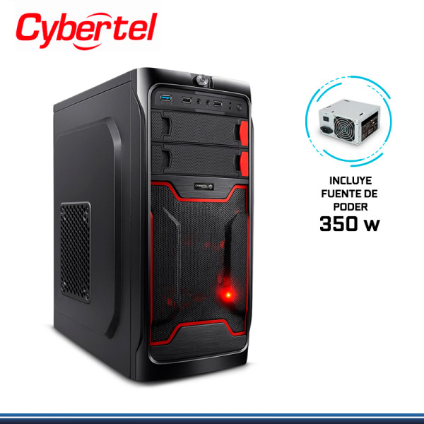 CASE CYBERTEL HUNTER CBX 3500 BLACK USB 2.0 CON FUENTE 350W