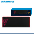 PAD MOUSE GAMER MICRONICS MACHINE X940 BLACK RED (400MM x 900MM x 4MM)