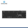 TECLADO ENKORE BRITANIC ENK 321 BLACK CONEXION USB