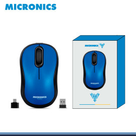MOUSE MICRONICS TRAZZO BLUE MIC M700-3M RECARGABLE CONEXIÓN WIRELESS & BLUETOOTH