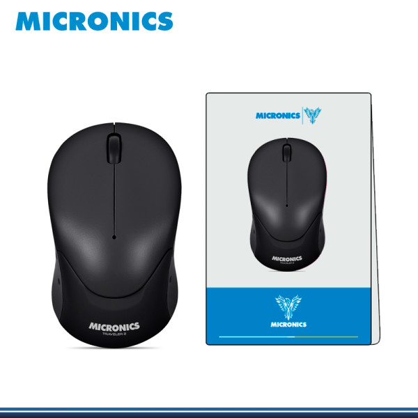MOUSE MICRONICS TRAVELER MIC M711 BLACK CONEXIÓN WIRELESS & BLUETOOTH