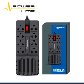 ESTABILIZADOR POWER LITE NOVA PLI 908 8 TOMAS DE 900VA/450W