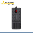 ESTABILIZADOR POWER LITE NOVA PLI 908 8 TOMAS DE 900VA/450W
