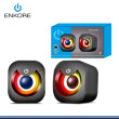 PARLANTE ENKORE BRAIN ENS 301 RGB SOUND 2.0 CONEXION USB & JACK 3.5MM