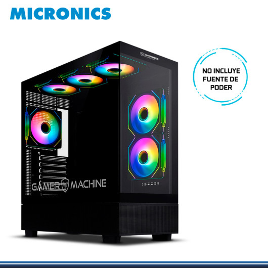 CASE MICRONICS CORSARIO MIC FC1006 ARGB SIN FUENTE VIDRIO TEMPLADO USB 3.0/USB TIPO-C