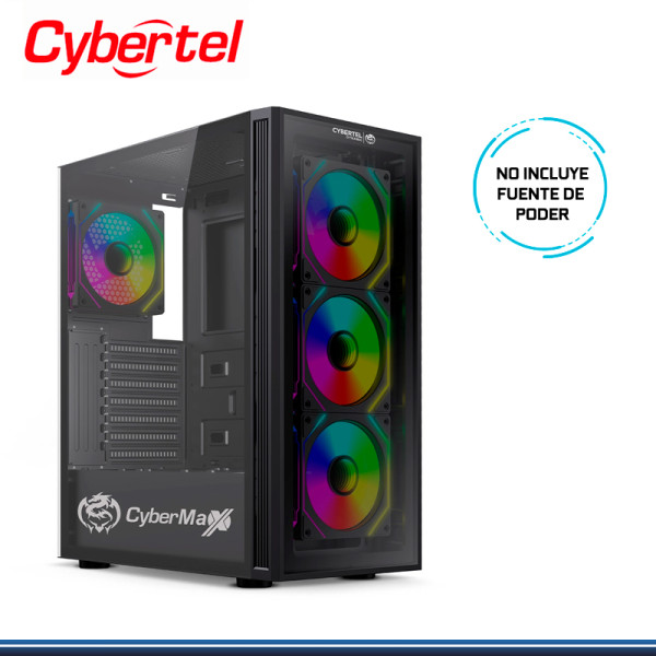 CASE CYBERTEL DYNAMIC CBX 5009 ARGB SIN FUENTE VIDRIO TEMPLADO USB 3.0/USB 2.2