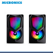 PARLANTE MICRONICS FIGHTER MIC S306-UB BLACK RGB CONEXIÓN USB