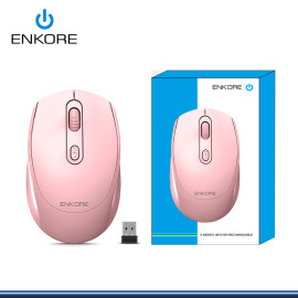 MOUSE ENKORE XCARET 3 ENK M208-3 PINK CONEXIÓN WIRELESS/BLUETOOTH/RECARGABLE
