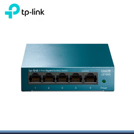 SWITCH TP-LINK LS105G DE 5 PUERTOS 10/100/1000MBPS GIGABIT METALICO GRUPO C&C