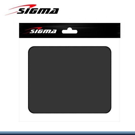PAD MOUSE SIGMA SOLID BLACK 2 SIG X2-K (210MM x 250MM x 2MM) GRUPO C&C