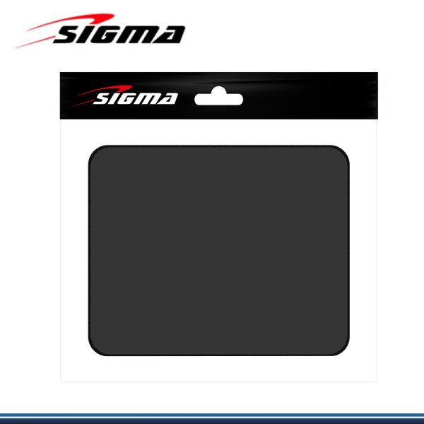 PAD MOUSE SIGMA SOLID BLACK 2 SIG X2-K (210MM x 250MM x 2MM) GRUPO C&C