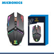 MOUSE MICRONICS RANGER RX MIC M822RX BLACK ILUMINACION LED 07 COLORES CONEXIÓN WIRELESS & RECARGABLE GRUPO C&C