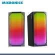 PARLANTE MICRONICS LUXOR XP MIC S305XP BLACK RGB CONEXIÓN USB & JACK 3.5MM GRUPO C&C