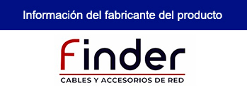 PATCH CORD FINDER CAT.6 DE 2MTS GRIS