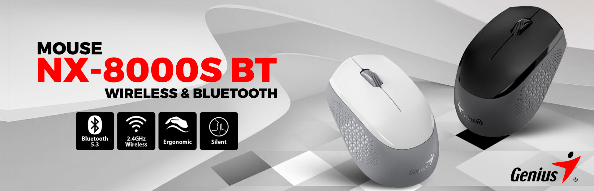 MOUSE GENIUS WIRELESS & BLUETOOTH GRUPO CYC