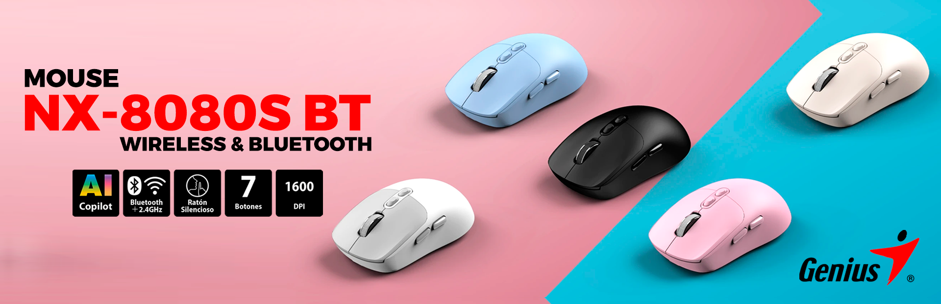 MOUSE GENIUS NX-8080S GRUPO CYC