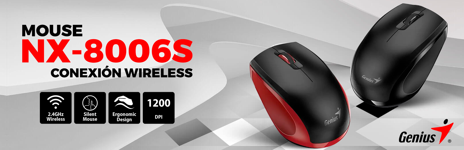 MOUSE GENIUS WIRELESS & BLUETOOTH GRUPO CYC